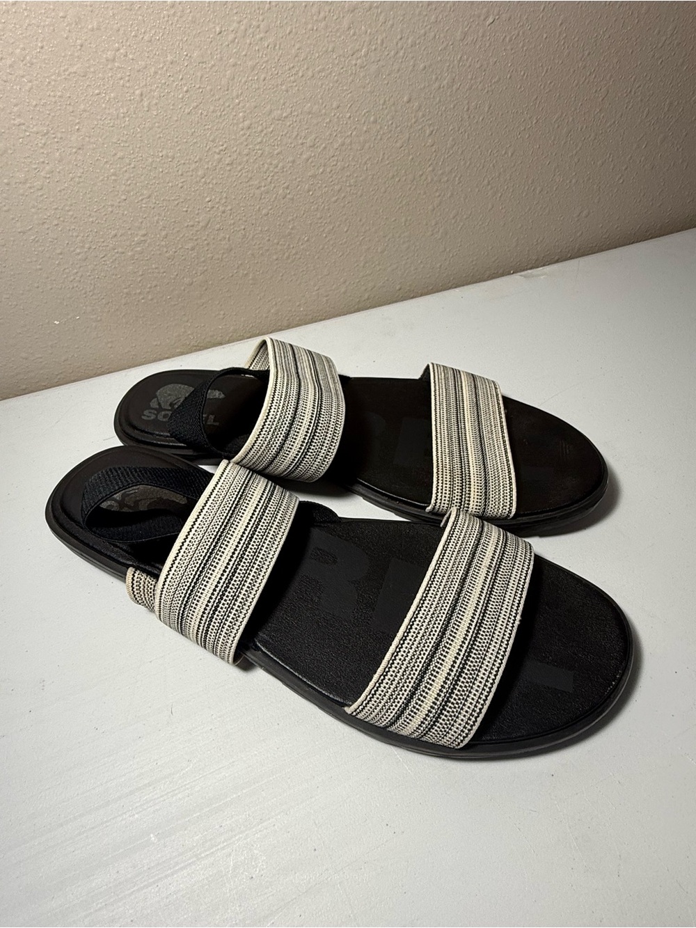 Sorel Sandals with Elastic Straps